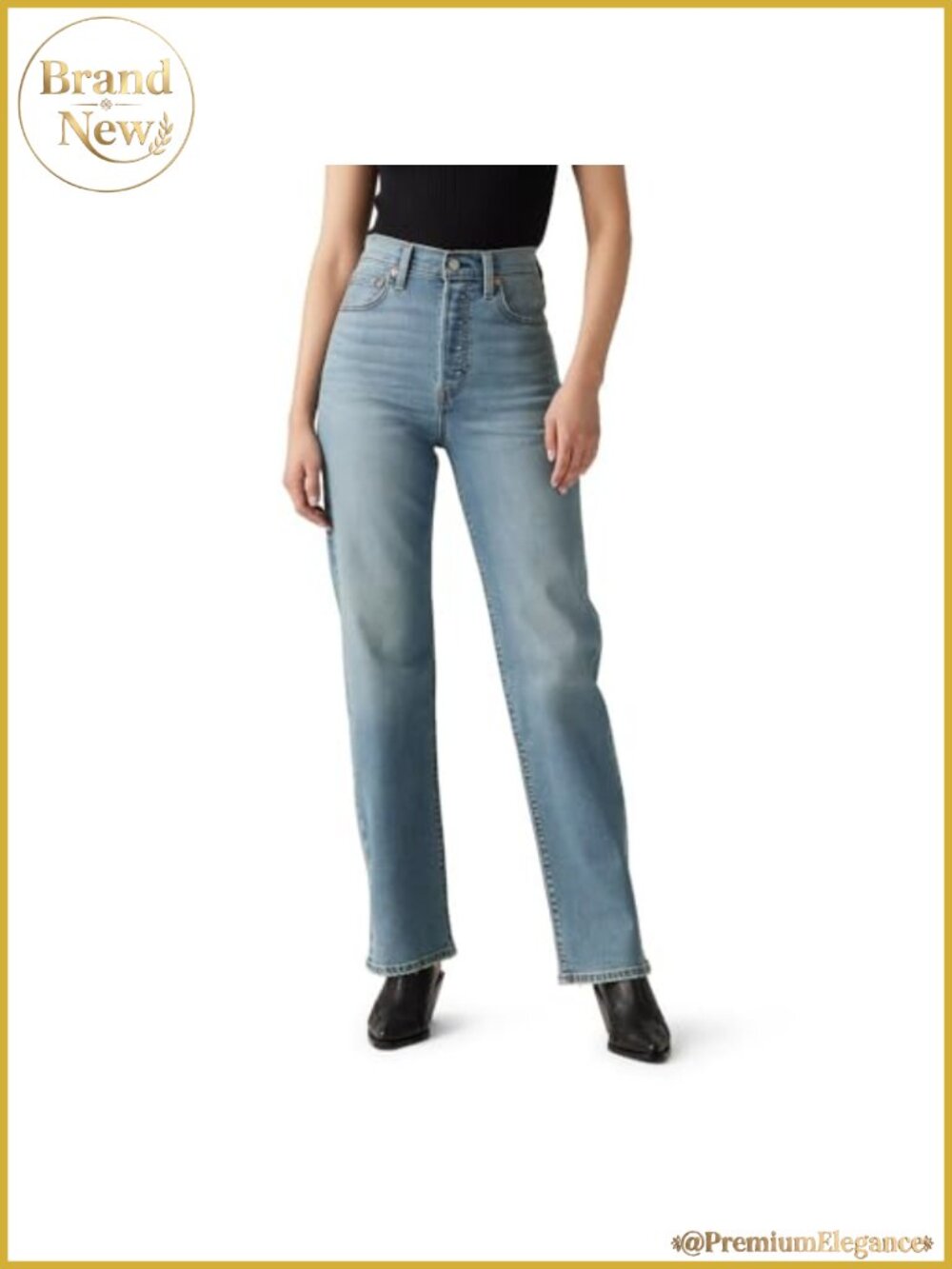 Levi's Ribcage Straight High Rise Jeans, Cotton Blend Stretch